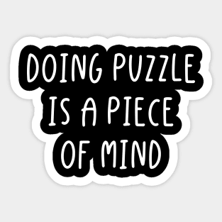 puzzle pun Sticker